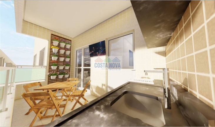 Imagem Apartamento com 2 Quartos à Venda, 59 m² em Caiçara - Praia Grande