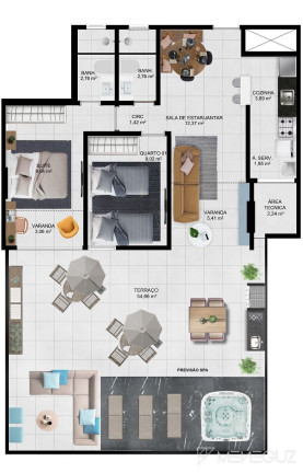 Imagem Apartamento com 2 Quartos à Venda, 128 m² em Praia De Itaparica - Vila Velha Imagem Apartamento com 2 Quartos à Venda, 128 m² em Praia De Itaparica - Vila Velha