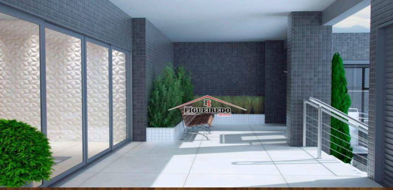 Imagem Apartamento com 1 Quarto à Venda, 55 m² em Canto Do Forte - Praia Grande
