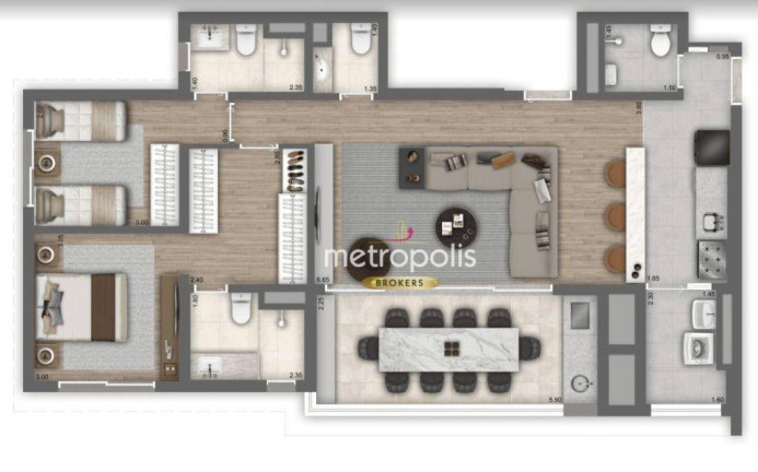 Imagem Apartamento com 2 Quartos à Venda, 104 m² em Vila Mariana - São Paulo