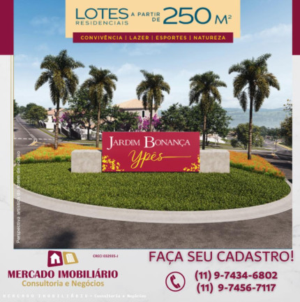 Imagem Terreno à Venda, 250 m² em Jardim Bonança Ypês - Bragança Paulista Imagem Terreno à Venda, 250 m² em Jardim Bonança Ypês - Bragança Paulista