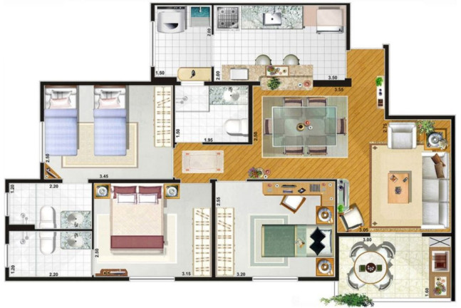 Imagem Apartamento com 3 Quartos à Venda, 72 m² em Vila Andrade - São Paulo Imagem Apartamento com 3 Quartos à Venda, 72 m² em Vila Andrade - São Paulo