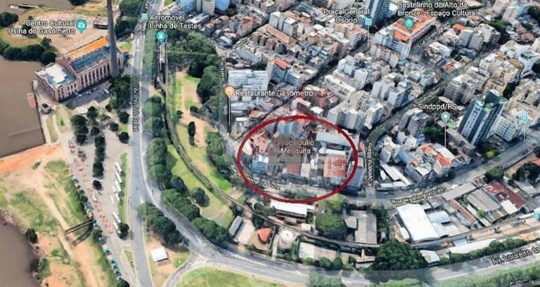 Terreno à Venda, 502 m² em Centro - Porto Alegre