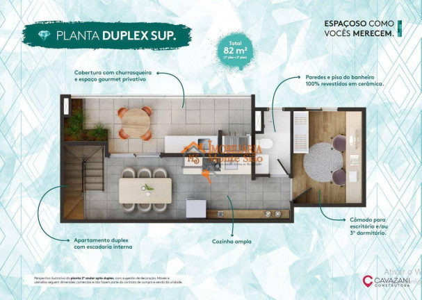 Imagem Imóvel com 2 Quartos à Venda, 74 m² em Jardim Vila Galvão - Guarulhos
