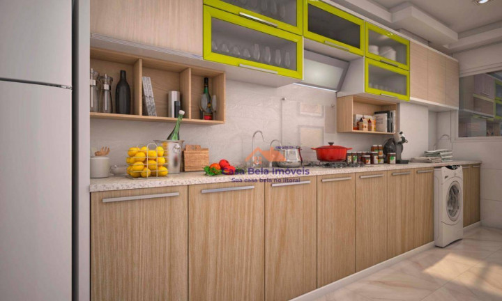 Imagem Apartamento com 2 Quartos à Venda, 57 m² em Vila Guilhermina - Praia Grande
