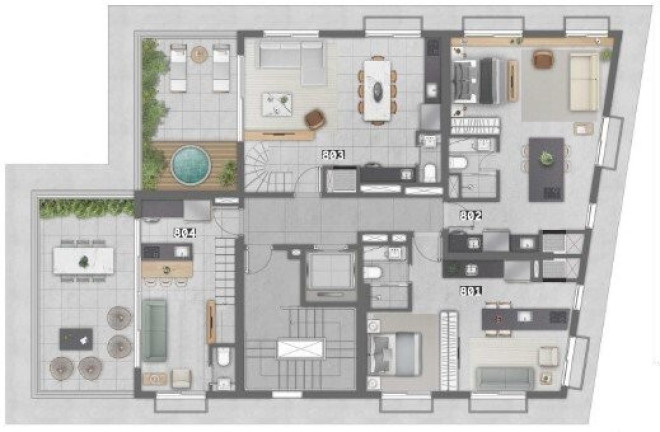 Imagem Apartamento com 1 Quarto à Venda, 77 m² em Boa Vista - Porto Alegre Imagem Apartamento com 1 Quarto à Venda, 77 m² em Boa Vista - Porto Alegre