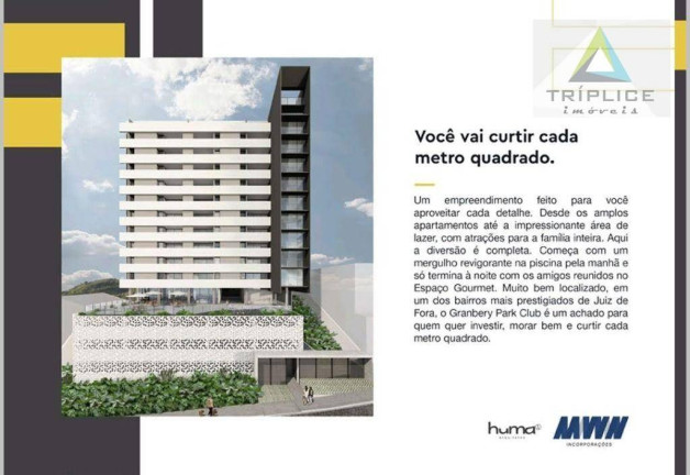 Imagem Apartamento com 3 Quartos à Venda, 73 m² em Granbery - Juiz De Fora
