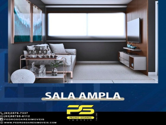 Imagem Apartamento com 2 Quartos à Venda, 50 m² em João Paulo Ii - João Pessoa