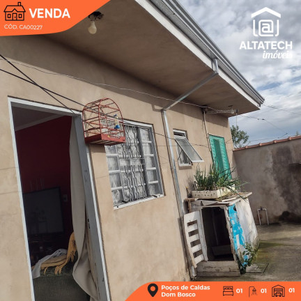 Casa com 1 Quarto à Venda, 72 m² em Dom Bosco - Poços De Caldas