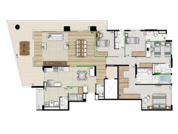 Imagem Apartamento com 4 Quartos à Venda, 219 m² em Campo Belo - São Paulo Imagem Apartamento com 4 Quartos à Venda, 219 m² em Campo Belo - São Paulo