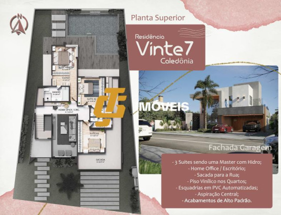 Imagem Casa com 4 Quartos à Venda, 270 m² em Caledônia - Camboriú Imagem Casa com 4 Quartos à Venda, 270 m² em Caledônia - Camboriú