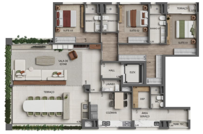 Imagem Cobertura com 3 Quartos à Venda, 354 m² em Moema - São Paulo