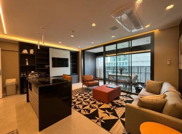 Imagem Apartamento com 1 Quarto para Alugar, 77 m² em Brooklin - São Paulo