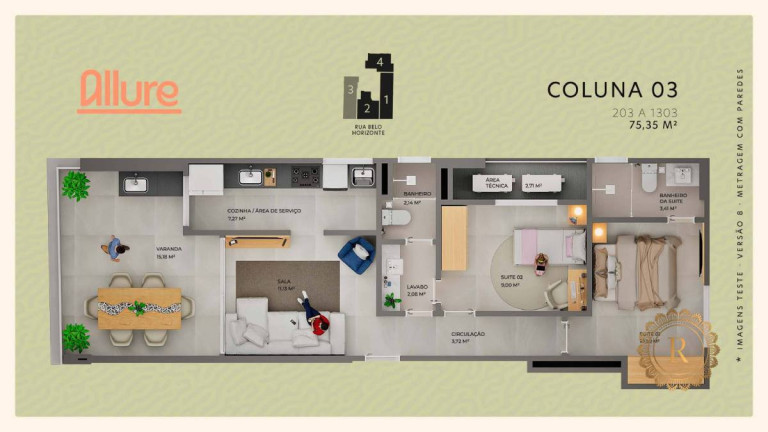 Imagem Apartamento com 2 Quartos à Venda, 58 m² em Praia Do Morro - Guarapari