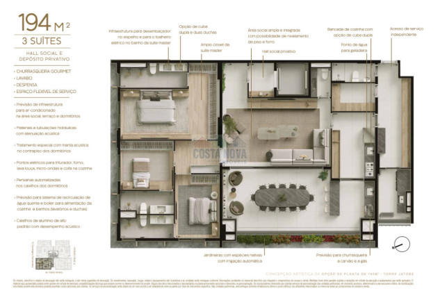 Imagem Apartamento com 3 Quartos à Venda, 194 m² em Vila Nova Conceição - São Paulo Imagem Apartamento com 3 Quartos à Venda, 194 m² em Vila Nova Conceição - São Paulo