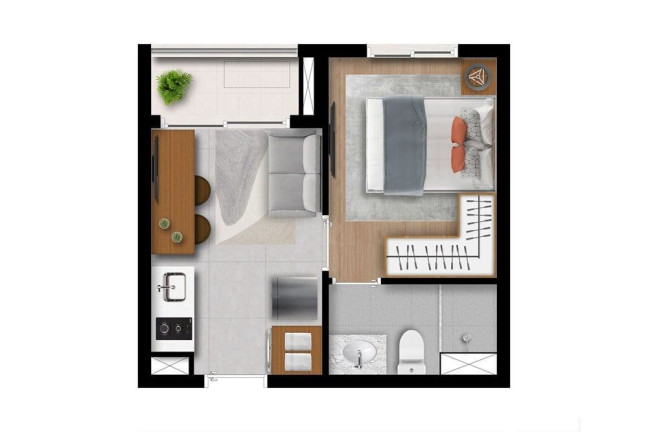 Imagem Studio com 1 Quarto à Venda, 25 m² em Pinheiros - São Paulo