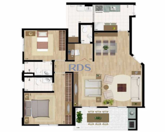 Imagem Apartamento com 2 Quartos à Venda, 95 m² em Vila Andrade - São Paulo Imagem Apartamento com 2 Quartos à Venda, 95 m² em Vila Andrade - São Paulo