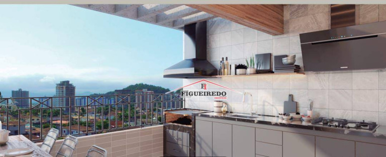 Imagem Apartamento com 2 Quartos à Venda, 87 m² em Canto Do Forte - Praia Grande