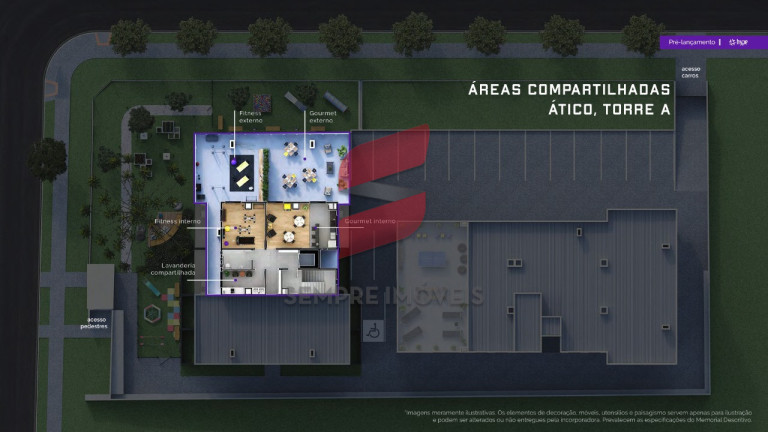 Imagem Apartamento com 2 Quartos à Venda, 54 m² em Campo Comprido - Curitiba Imagem Apartamento com 2 Quartos à Venda, 54 m² em Campo Comprido - Curitiba