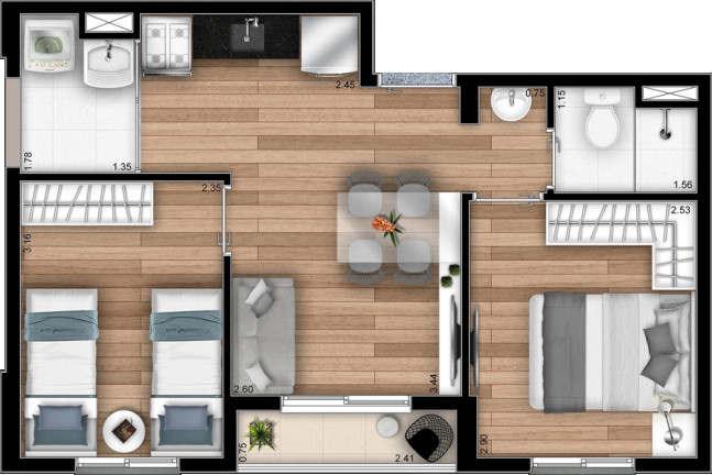 Imagem Apartamento com 1 Quarto à Venda, 34 m² em Limão - São Paulo