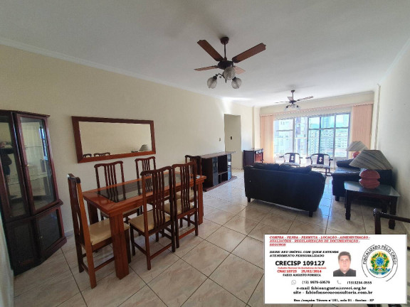 Apartamento com 3 Quartos à Venda, 148 m² em Pompéia - Santos
