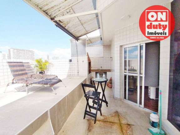 Imagem Cobertura com 3 Quartos à Venda ou Locação, 146 m² em Vila Matias - Santos