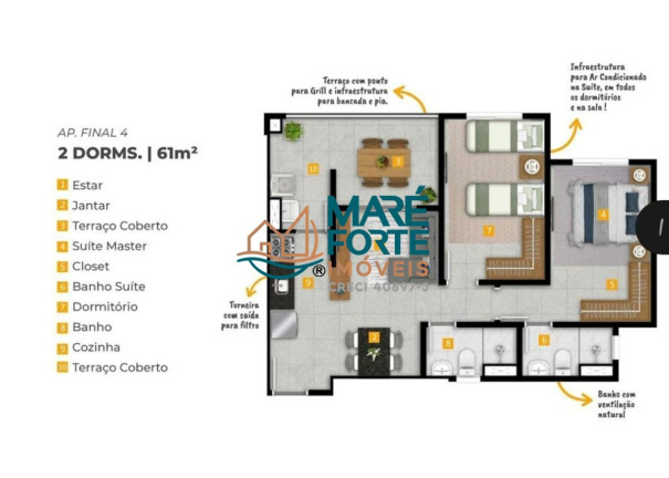 Imagem Apartamento com 2 Quartos à Venda, 61 m² em Porto Novo - Caraguatatuba Imagem Apartamento com 2 Quartos à Venda, 61 m² em Porto Novo - Caraguatatuba