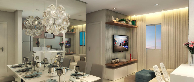 Imagem Apartamento com 2 Quartos à Venda, 46 m² em Castelo - Santos