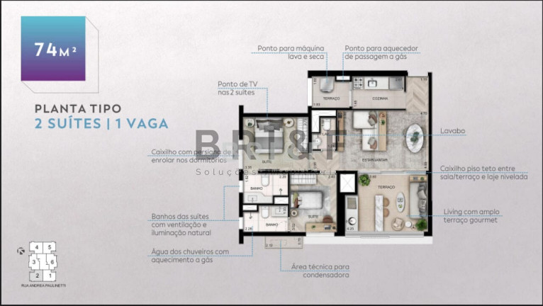 Imagem Apartamento com 2 Quartos à Venda, 74 m² em Jardim Das Acacias - São Paulo Imagem Apartamento com 2 Quartos à Venda, 74 m² em Jardim Das Acacias - São Paulo