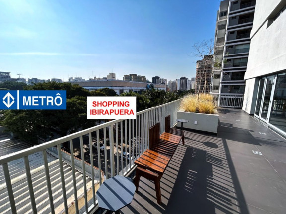 Imagem Apartamento com 1 Quarto para Alugar, 22 m² em Moema - São Paulo