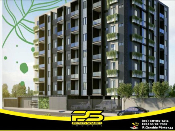 Imagem Apartamento com 2 Quartos à Venda, 50 m² em Jardim Cidade Universitária - João Pessoa Imagem Apartamento com 2 Quartos à Venda, 50 m² em Jardim Cidade Universitária - João Pessoa
