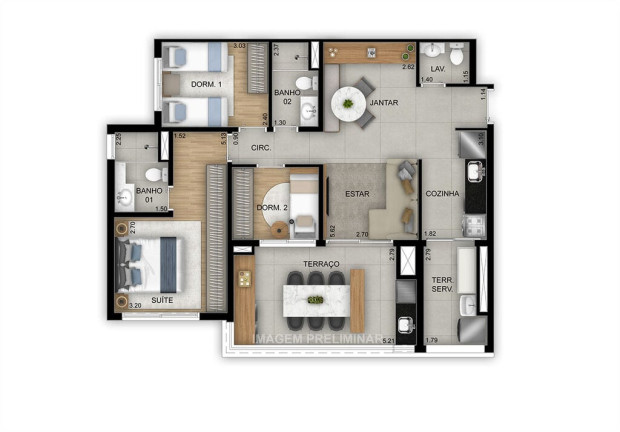 Imagem Apartamento com 3 Quartos à Venda, 82 m² em Tatuapé - São Paulo