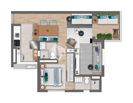 Imagem Apartamento com 2 Quartos à Venda, 60 m² em Perdizes - São Paulo Imagem Apartamento com 2 Quartos à Venda, 60 m² em Perdizes - São Paulo