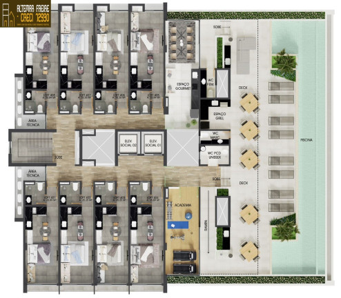 Imagem Apartamento com 1 Quarto à Venda, 24 m² em Intermares - Cabedelo