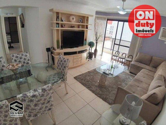 Apartamento com 3 Quartos à Venda, 90 m² em Loteamento João Batista Julião - Guarujá