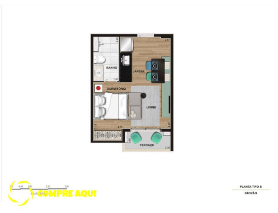 Imagem Apartamento com 1 Quarto à Venda, 26 m² em Santa Cecília - São Paulo Imagem Apartamento com 1 Quarto à Venda, 26 m² em Santa Cecília - São Paulo
