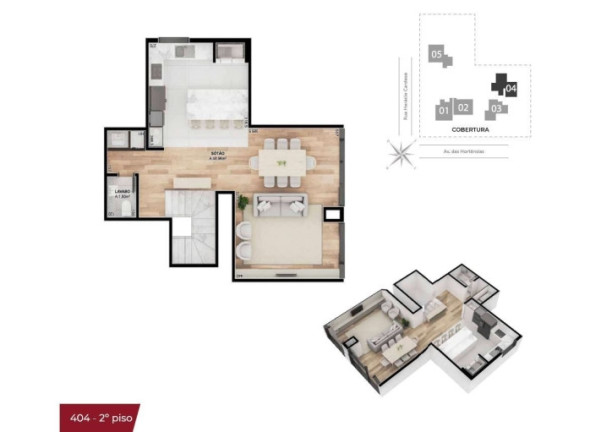 Imagem Cobertura com 3 Quartos à Venda, 147 m² em Centro - Gramado Imagem Cobertura com 3 Quartos à Venda, 147 m² em Centro - Gramado