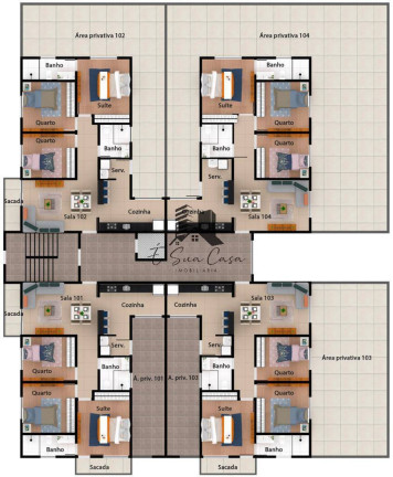 Imagem Cobertura com 3 Quartos à Venda, 118 m² em Santa Cruz Industrial - Contagem Imagem Cobertura com 3 Quartos à Venda, 118 m² em Santa Cruz Industrial - Contagem
