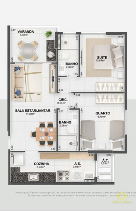 Imagem Apartamento com 2 Quartos à Venda, 66 m² em Praia De Itaparica - Vila Velha Imagem Apartamento com 2 Quartos à Venda, 66 m² em Praia De Itaparica - Vila Velha
