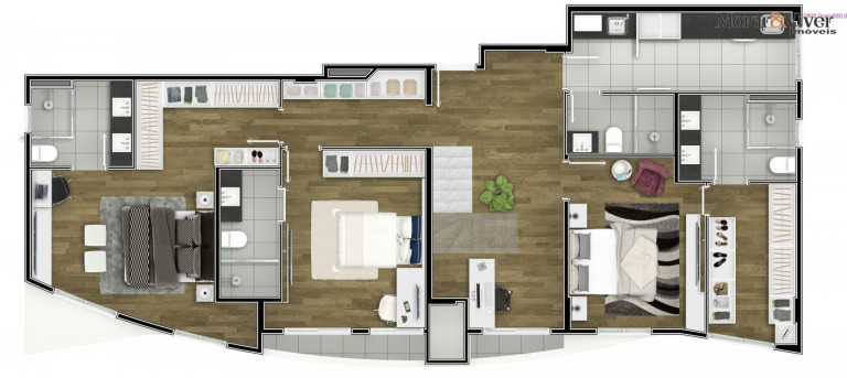Imagem Apartamento com 2 Quartos à Venda, 59 m² em Alto Da Glória - Curitiba