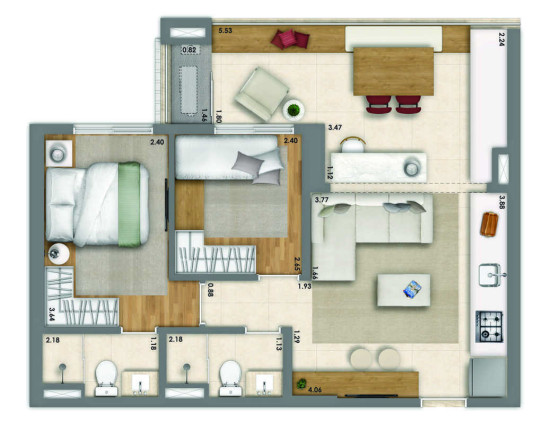 Imagem Apartamento com 2 Quartos à Venda, 61 m² em Vila Mariana - São Paulo