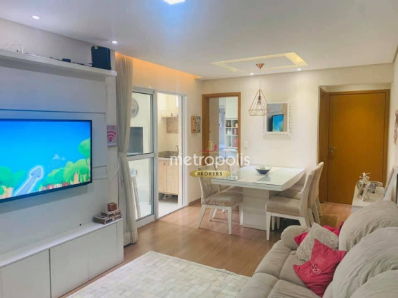 Apartamento com 3 Quartos à Venda, 89 m² em Campestre - Santo André