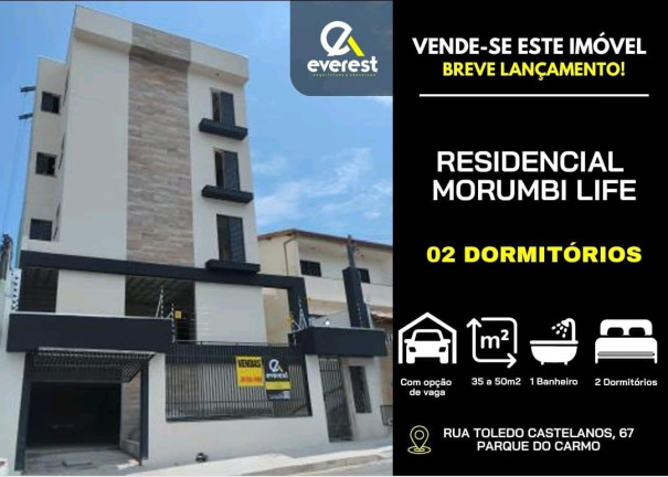 Imagem Apartamento com 2 Quartos à Venda, 35 m² em Jardim Nossa Senhora Do Carmo - São Paulo