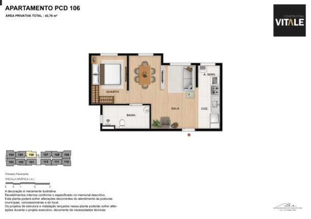 Imagem Imóvel com 1 Quarto à Venda, 43 m² em Campinho - Rio De Janeiro