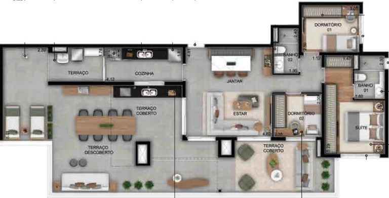 Imagem Apartamento com 3 Quartos à Venda, 120 m² em Butantã - São Paulo