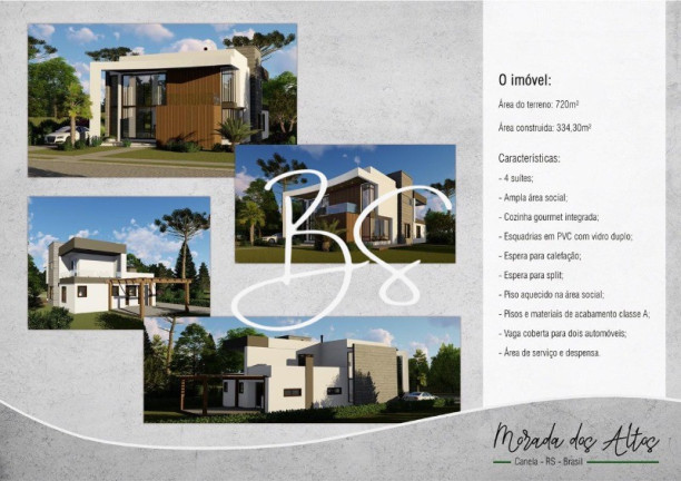 Imagem Casa com 4 Quartos à Venda, 720 m² em Residencial Altos Pinheiros - Canela