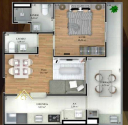 Imagem Apartamento com 1 Quarto à Venda, 56 m² em Canto Do Forte - Praia Grande Imagem Apartamento com 1 Quarto à Venda, 56 m² em Canto Do Forte - Praia Grande
