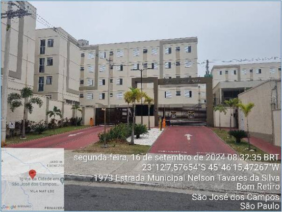 Apartamento com 2 Quartos à Venda, 38 m² em Bom Retiro - São José Dos Campos