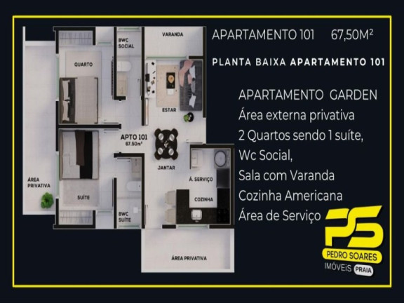 Imagem Apartamento com 2 Quartos à Venda, 68 m² em Jardim São Paulo - João Pessoa