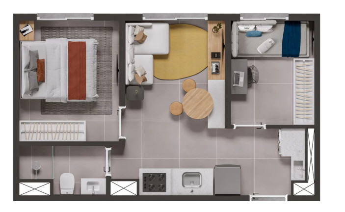 Imagem Apartamento com 2 Quartos à Venda, 31 m² em Ipiranga - São Paulo